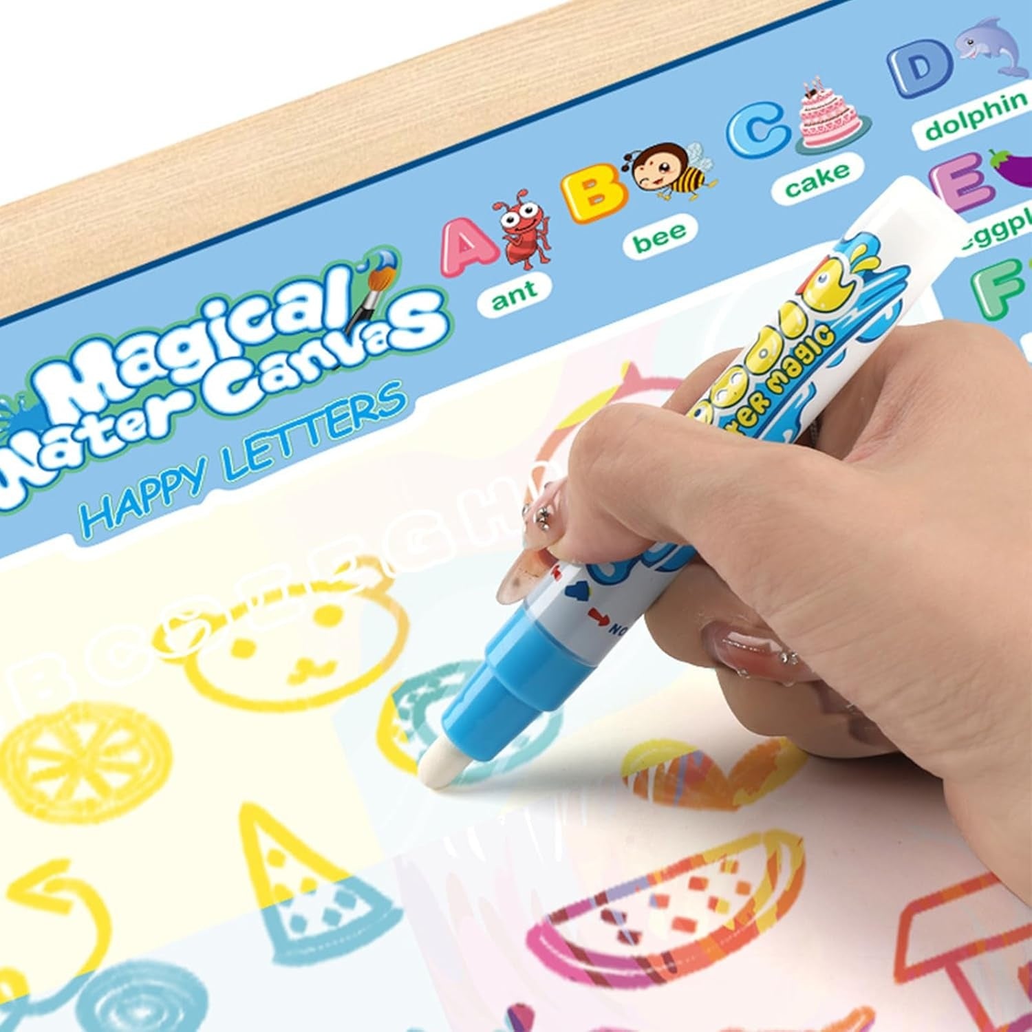 Magic Reusable Water Drawing Mate Book for Kids || 80x100 CM