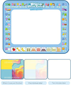 Magic Reusable Water Drawing Mate Book for Kids || 80x100 CM