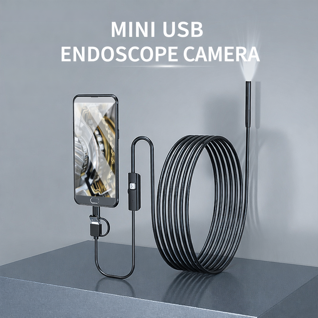 Mini USB Wire Camera for Android – Waterproof Inspection Camera  || 3.5 Meter Wire|| Hard Wire