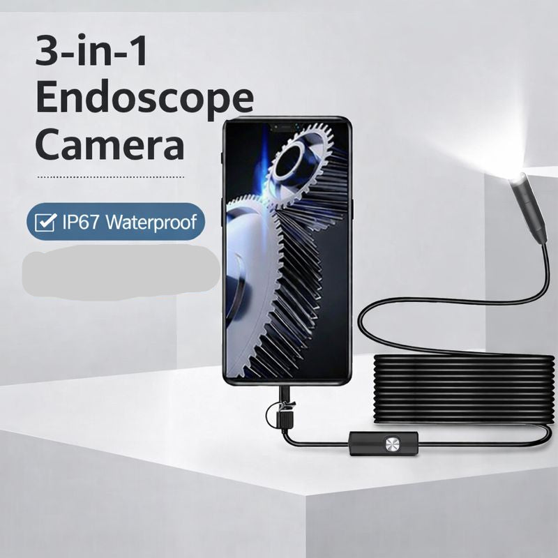 Mini USB Wire Camera for Android – Waterproof Inspection Camera  || 3.5 Meter Wire|| Hard Wire