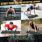 15-in-1 Multi-Functional Push Up Board | Portable Home Gym