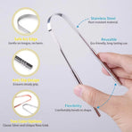 Premium Stainless Steel Tongue Scraper – জিহ্বা পরিষ্কারের সেরা সমাধান
