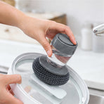 Kitchen Magic Soap Dispenser Scrubber | রান্নাঘরের ম্যাজিক সাবান ডিসপেন্সার স্ক্রাবার (৪টি অতিরিক্ত স্ক্রাবার ফ্রি)