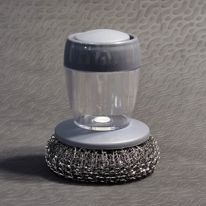 Kitchen Magic Soap Dispenser Scrubber | রান্নাঘরের ম্যাজিক সাবান ডিসপেন্সার স্ক্রাবার (৪টি অতিরিক্ত স্ক্রাবার ফ্রি)