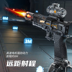 Super Shark Z-Lock Water Shoot Gun | সুপার শার্ক জি-লক ওয়াটার শুট গান (4 মিটার রেঞ্জ + লাইট ইফেক্ট)
