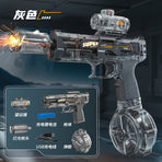 Super Shark Z-Lock Water Shoot Gun | সুপার শার্ক জি-লক ওয়াটার শুট গান (4 মিটার রেঞ্জ + লাইট ইফেক্ট)