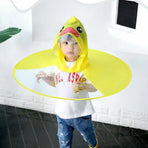 Cute হেড আাম্ব্রেলা রেইনকোট | Duck Head Umbrella Raincoat for Kids (২-৬ বছর)