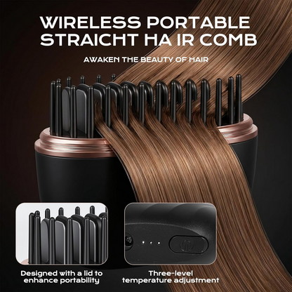 Mini Rechargeable Hair Straightener – Portable Styling Anytime, Anywhere ✨