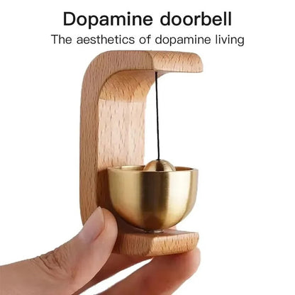 Wind Chime Door Bell 🔔 | Magnetic | Wooden Aesthetic | Copper Tone | ঘরের সৌন্দর্য বাড়ান