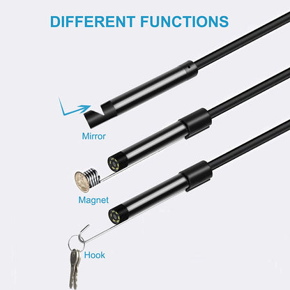 3-in-1 Mini USB Endoscope Camera – HD Waterproof Inspection Camera for Android, Car, Pipe & AC