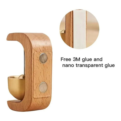 Wind Chime Door Bell 🔔 | Magnetic | Wooden Aesthetic | Copper Tone | ঘরের সৌন্দর্য বাড়ান