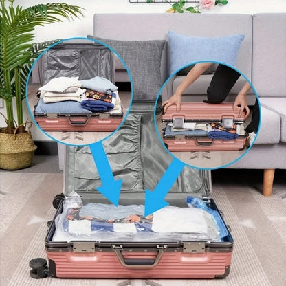 5 PCS Vacuum Storage Bag | কাপড়, লেপ, বালিশ — সব Compress করুন | জায়গা বাঁচান 50%  | ঘর গোছানোর Best Solution | 80x110 CM Size