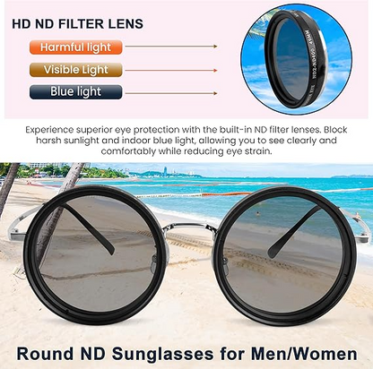 Adjustable Sun Glass Filter 1-9 Levels for outdoors