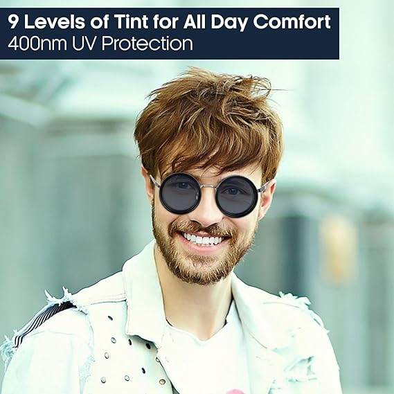 Adjustable Sun Glass Filter 1-9 Levels for outdoors
