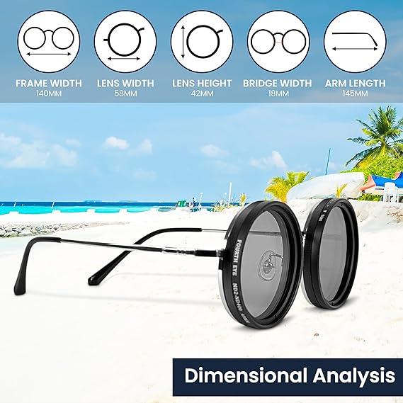 Adjustable Sun Glass Filter 1-9 Levels for outdoors